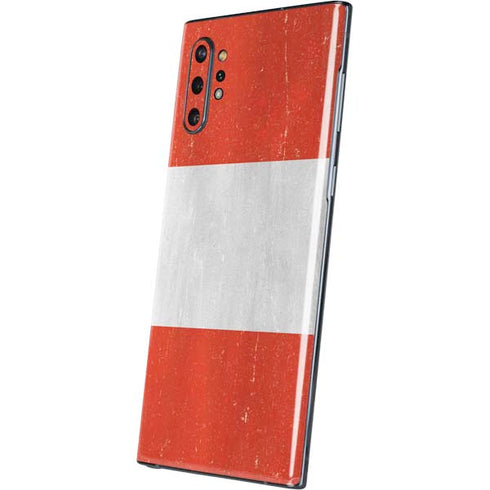 Distressed Austria Flag Galaxy Note 10 Plus Skin